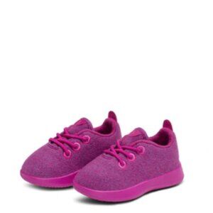 All Birds Kids Small Birds Wool Runner Sneaker Shoe Easter Magenta Pink Size 1